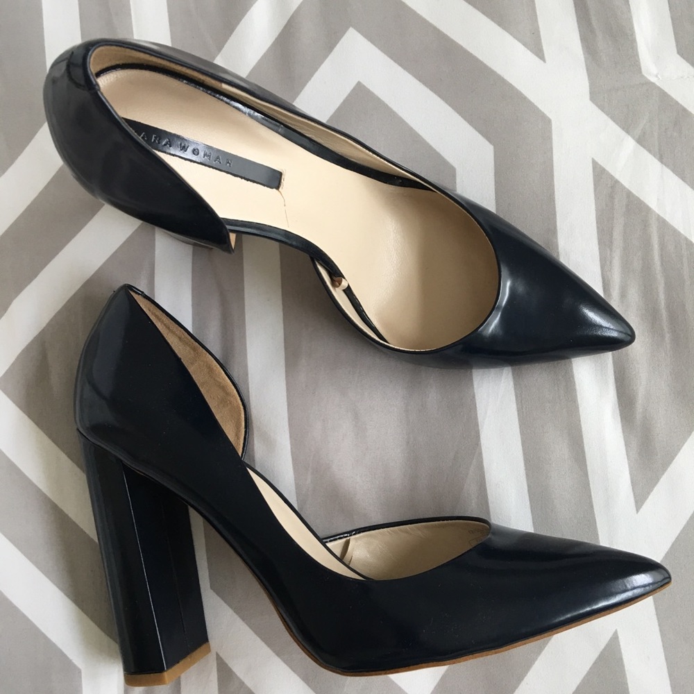 Navy pumps  - Zara